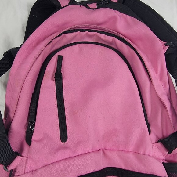 Nike Pink Black Backpack School College Camping Hiking Travel Storage main image 9